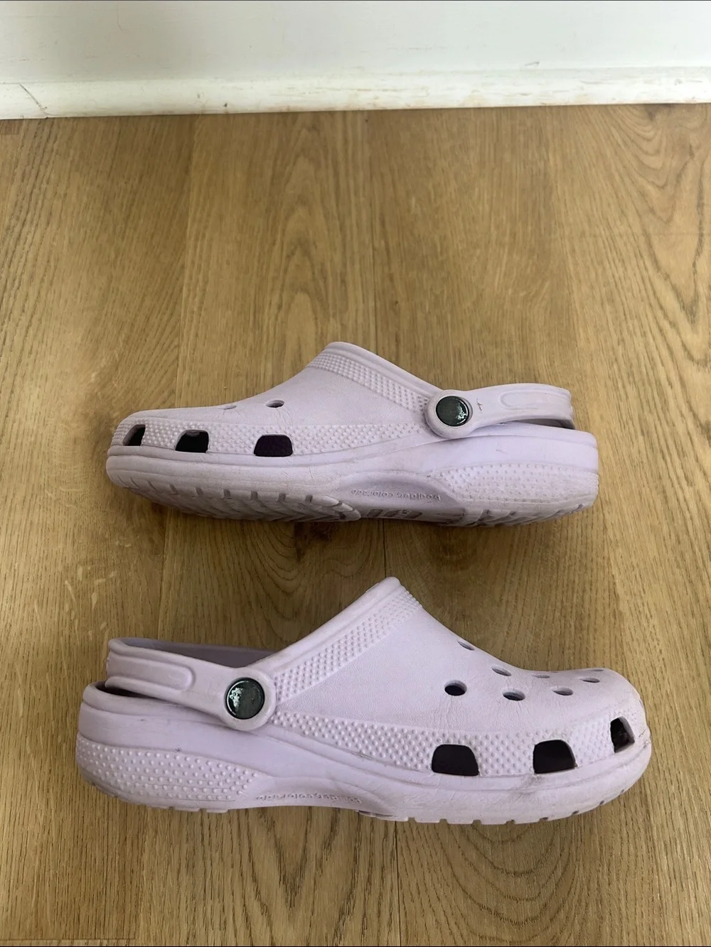 Crocs Kids Light Purple Classic Clog Size Big Girl 5